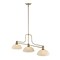 Z-Lite Melange 3 Light Chandelier, Heritage Brass & Golden Mottle 725-3HBR-DGM14 - alternate 2